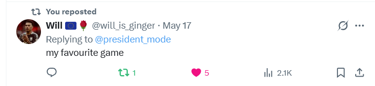 Player review of President Simulator
