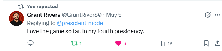 Player review of President Simulator